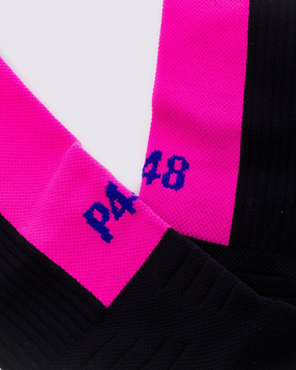 P448 Socks Black/Pink In Linea