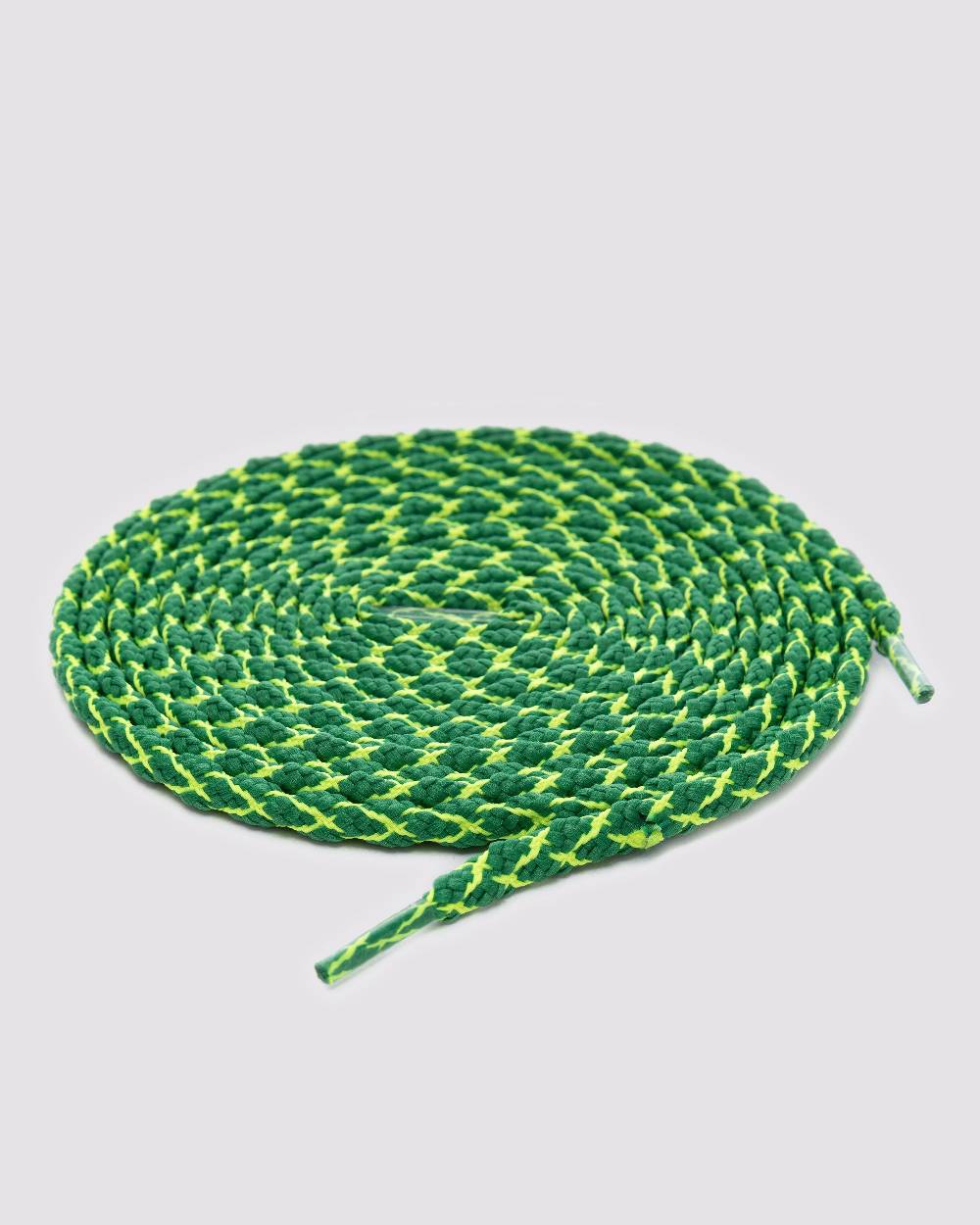 P448 Shoelaces Multi Green Affare Del Giorno