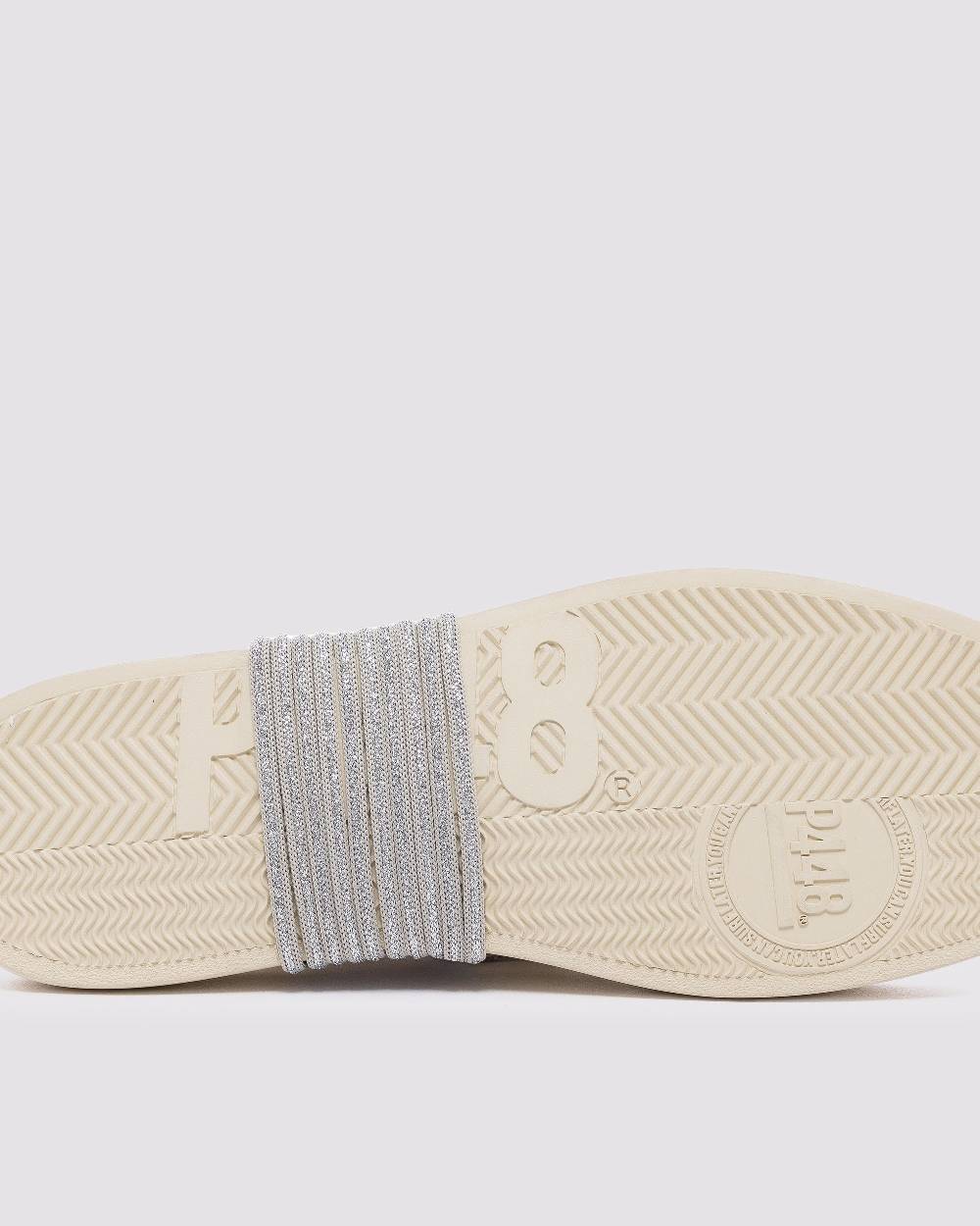 P448 Shoelaces Multi Silver Convenienza