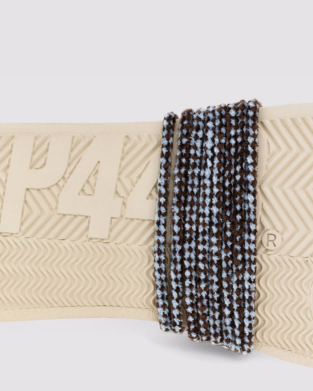 P448 Shoelaces Brown/Light Blue Vendita Calda