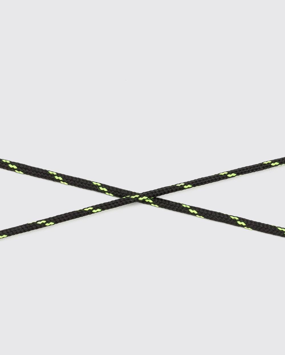 P448 Shoelaces Black/Yellow Vendita Economica