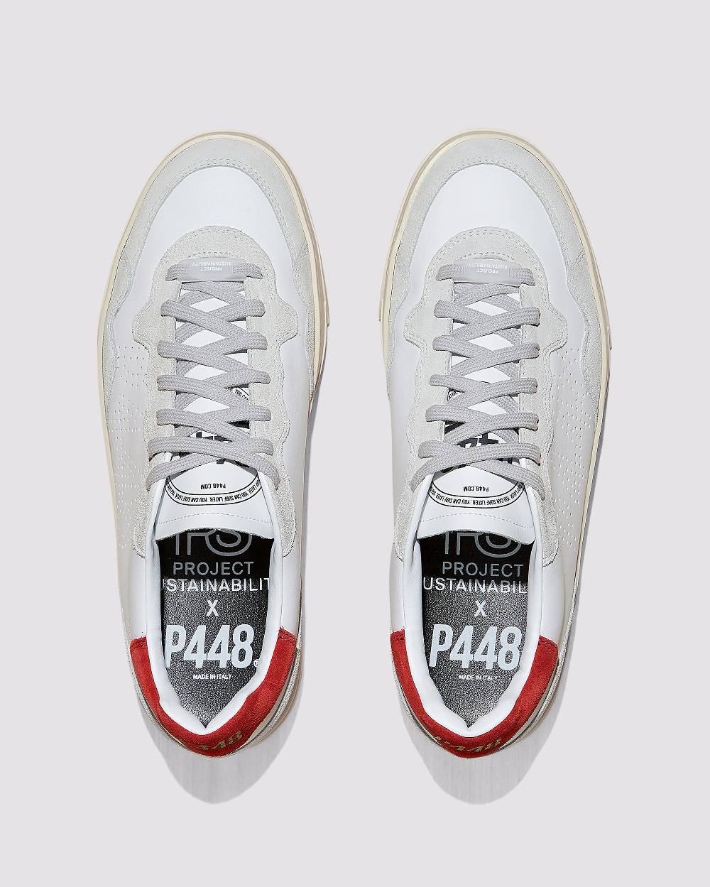 P448 Bali Recycled White/Red Sottocosto