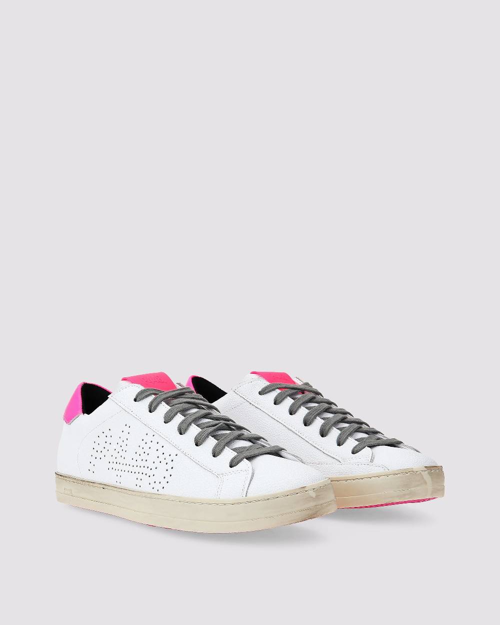 P448 John Recycled White/Fuchsia Vendita Economica