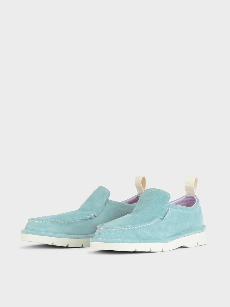 Panchic SLIP ON P19 DONNA IN SUEDE ACQUAMARINA In Linea