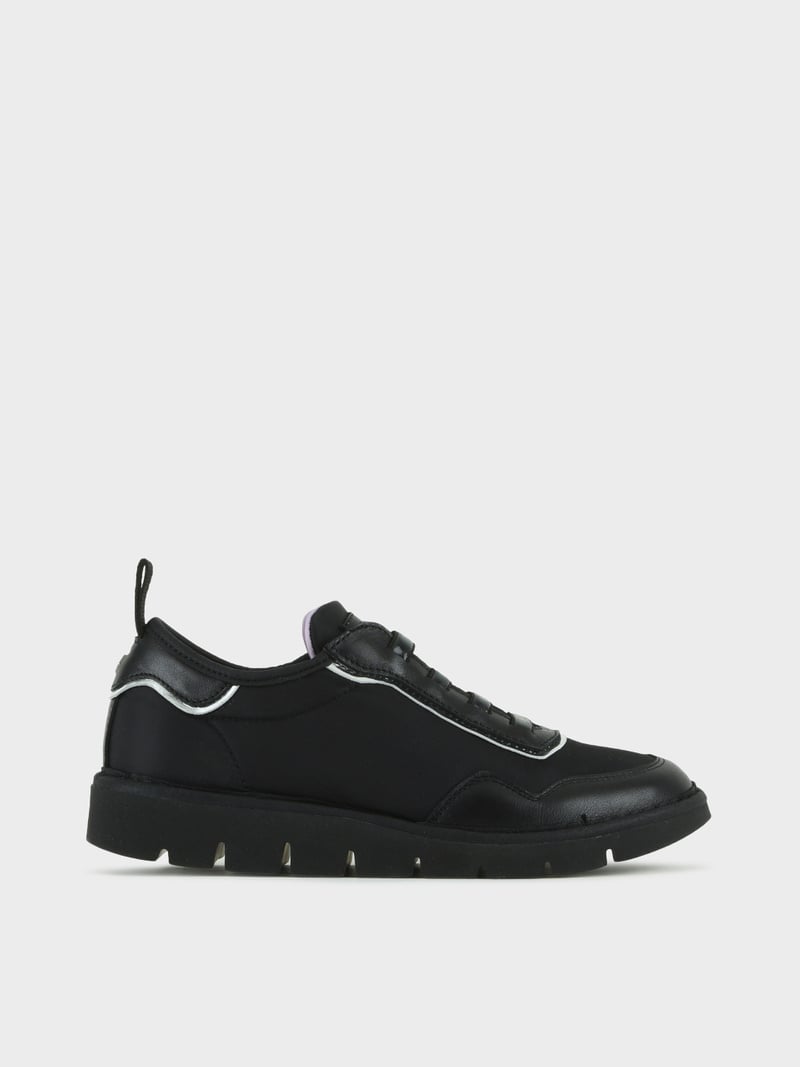 Panchic SLIP ON P05 DONNA IN NYLON E PELLE NERO