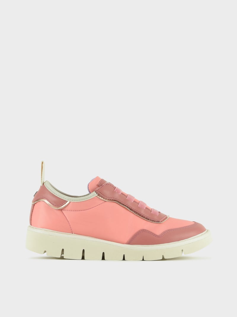 Panchic SLIP ON P05 DONNA IN NYLON E PELLE ROSA