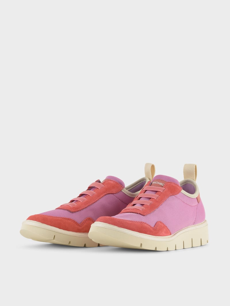 Panchic SLIP ON P05 DONNA IN MESH E SUEDE ROSA Shopping Online