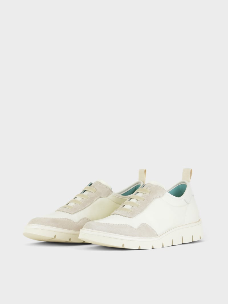 Panchic SLIP ON P05 UOMO IN NYLON E SUEDE NEBBIA Italia