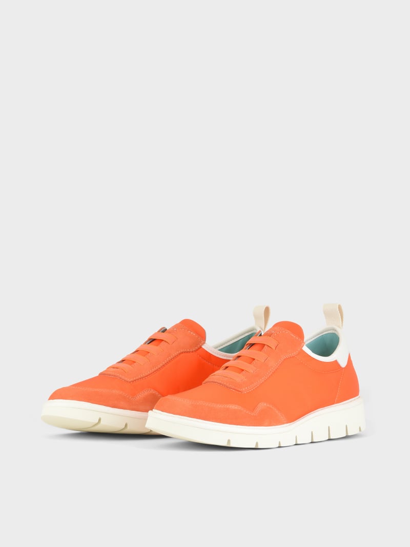 Panchic SLIP ON P05 UOMO IN NYLON E SUEDE ARANCIO 2025