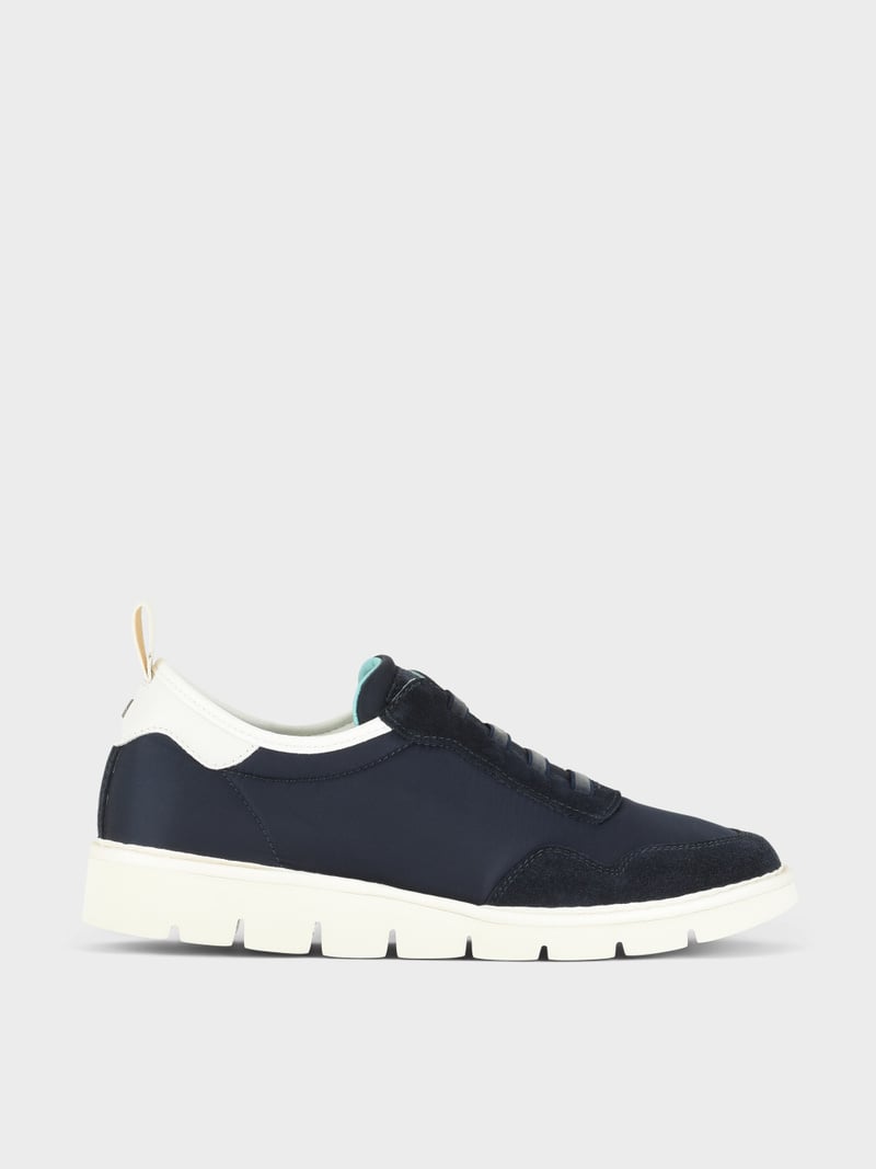 Panchic SLIP ON P05 UOMO IN NYLON E SUEDE COBALTO In Linea
