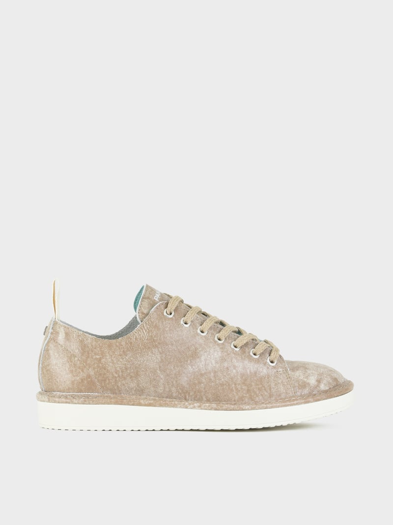 Panchic SCARPA ALLACCIATA P01 UOMO IN PELLE CON FINISH AVIATOR NOCE Fino Al -60%
