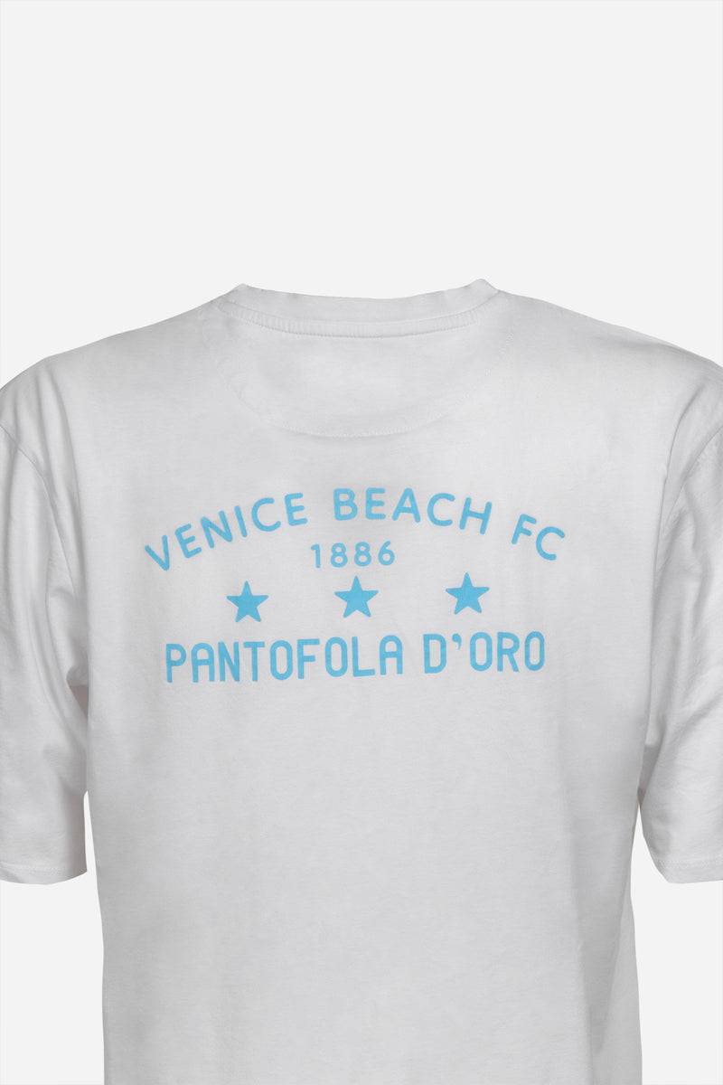 Pantofola Doro T-shirt con logo vintage PDO x Venice Beach FC Spedizione Gratuita