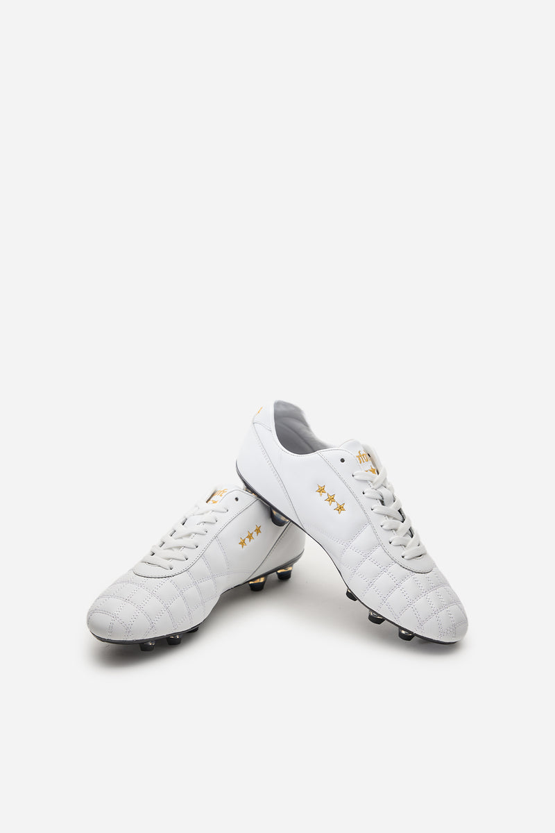 Pantofola Doro Scarpe da calcio in pelle Del Duca Nuovo