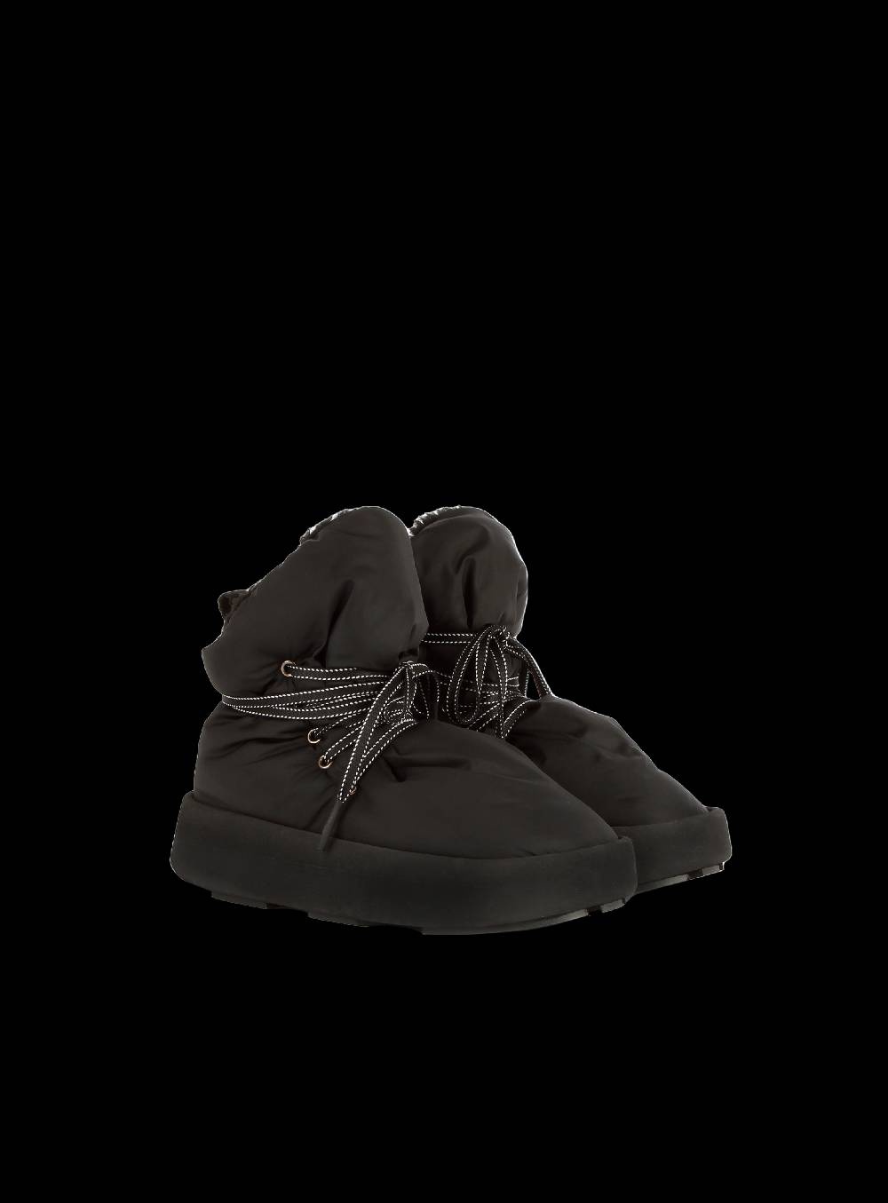 Piumestudio Manta Nylon + Fur Black Moda