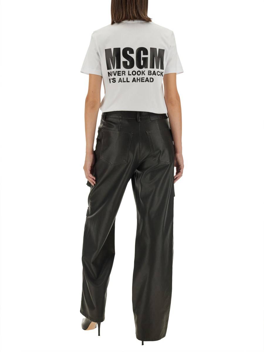 MSGM T-SHIRT CON LOGO 2025