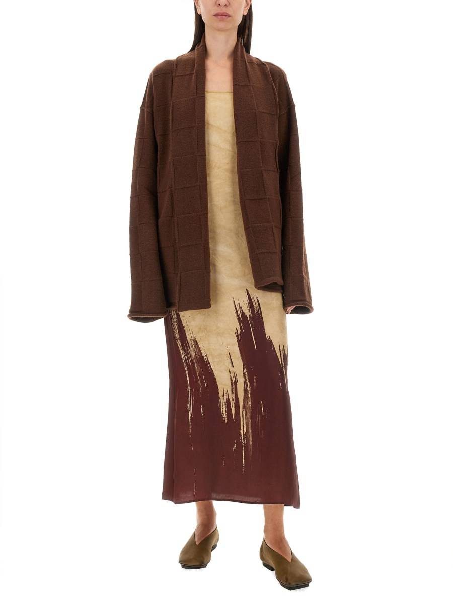 UMA WANG CARDIGAN OVERSIZE FIT IN LANA Qualità Garantita