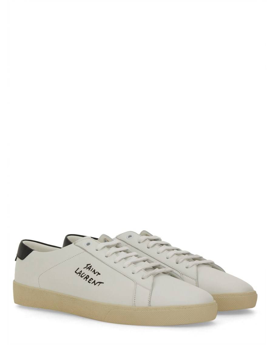 SAINT LAURENT SNEAKERS COURT SL/06 IN PELLE Outlet