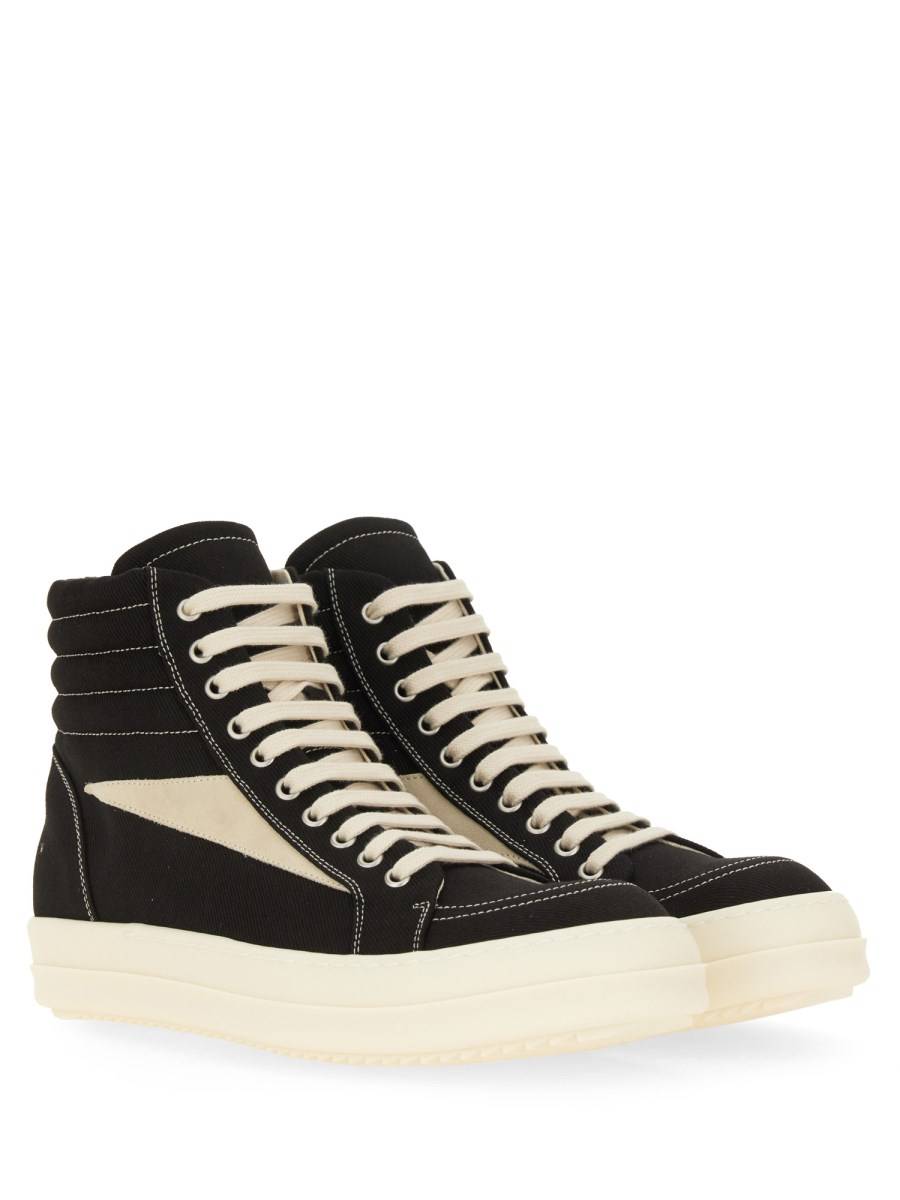RICK OWENS DRKSHDW SNEAKER VINTAGE HIGH IN DENIM DI COTONE 2025