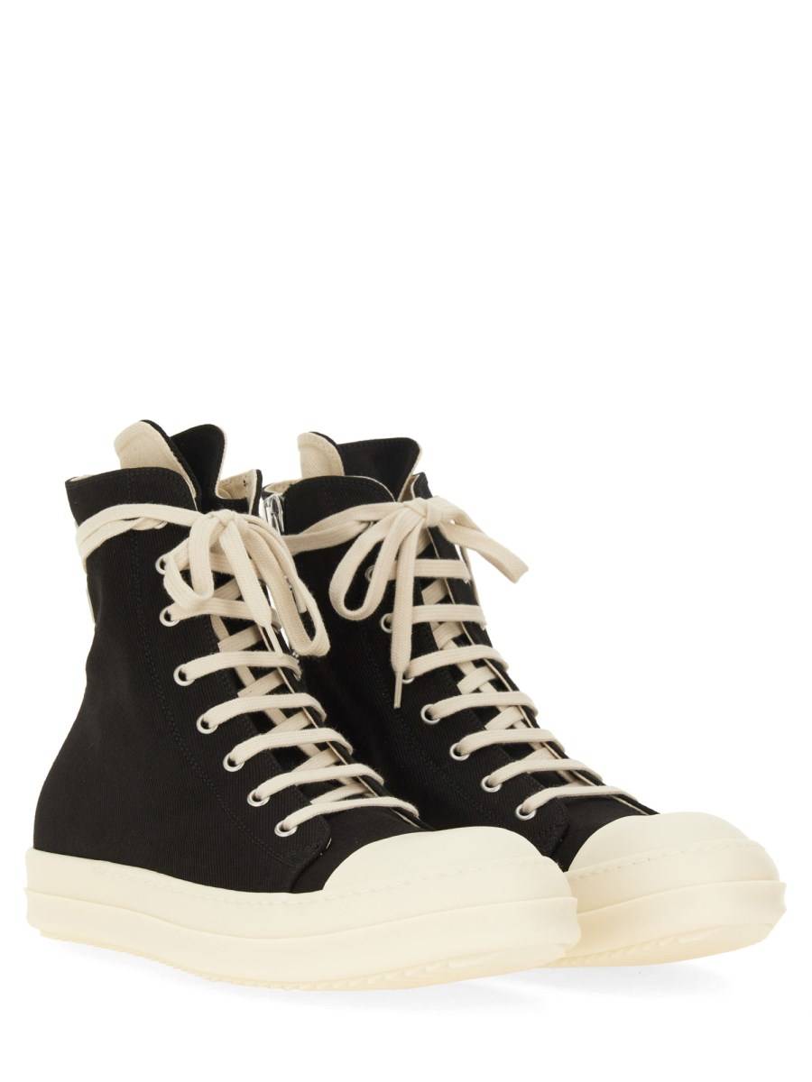 RICK OWENS DRKSHDW SNEAKER ALTA IN DENIM DI COTONE Italy