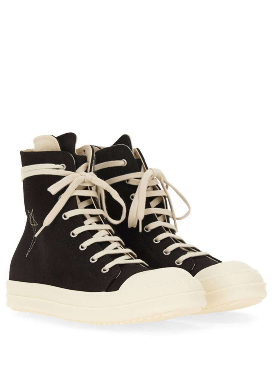 RICK OWENS DRKSHDW SNEAKER ALTA IN DENIM DI COTONE Italia