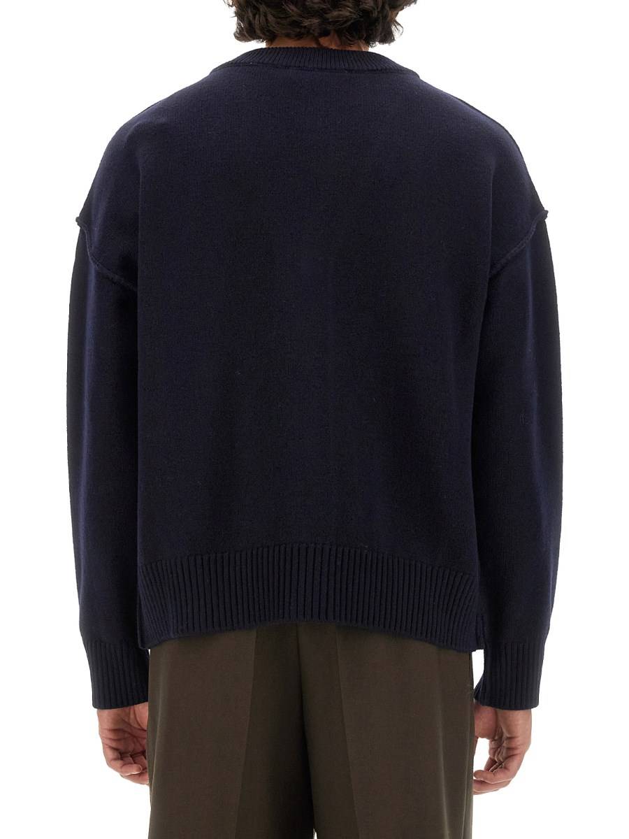 AMI PARIS CARDIGAN CON LOGO Vendita Economica