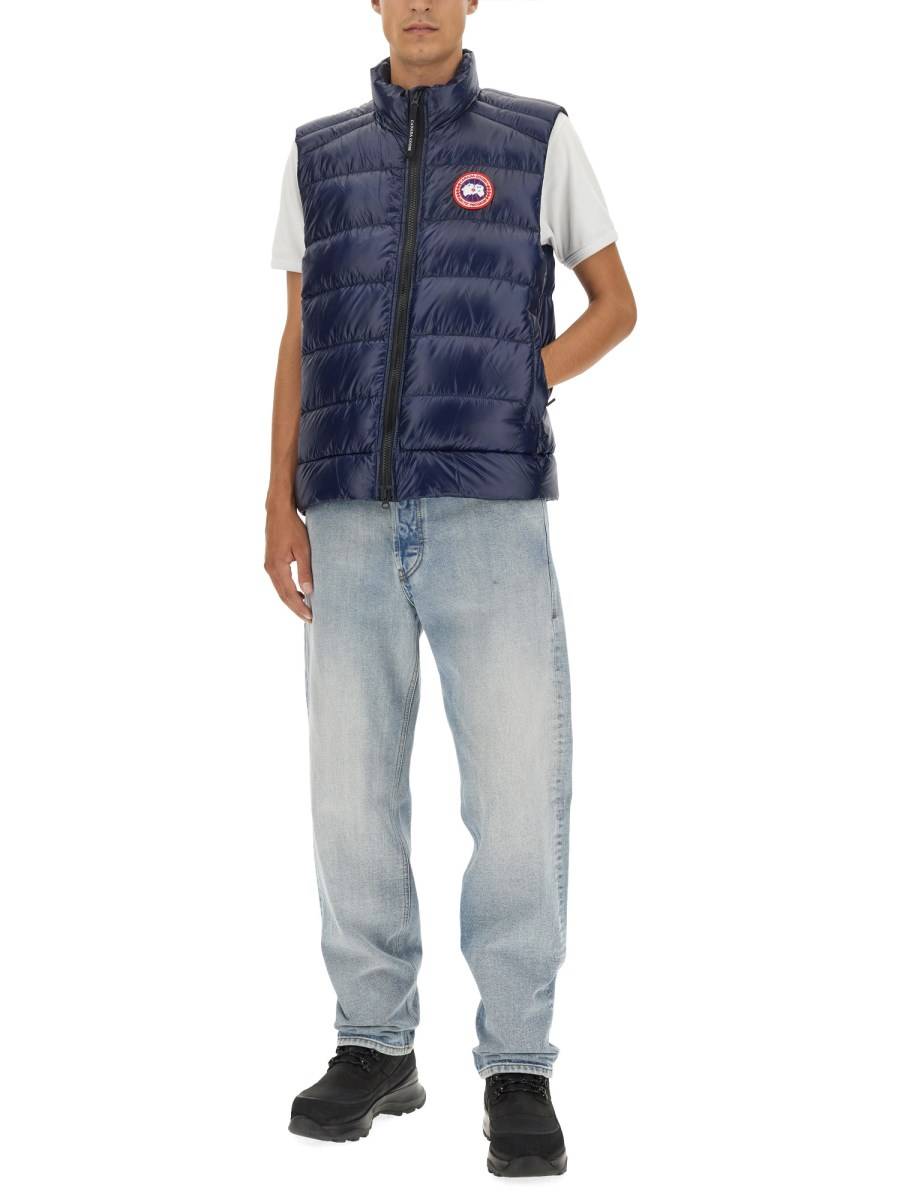 CANADA GOOSE PIUMINO GILET IN NYLON CON PATCH LOGO Negozio