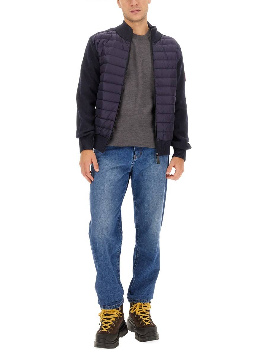 CANADA GOOSE GIACCA HYBRIDGE CON INSERTI IN MAGLIA Moda
