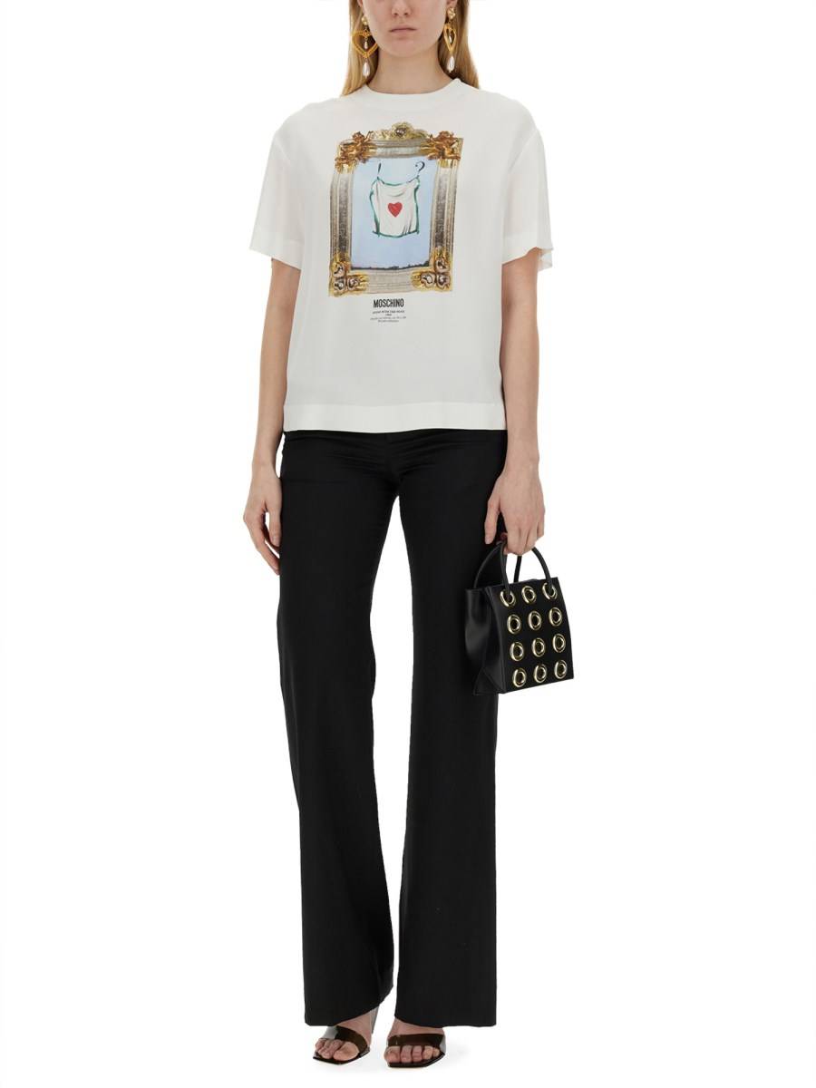 MOSCHINO T-SHIRT GONE WITH THE WIND Saldi
