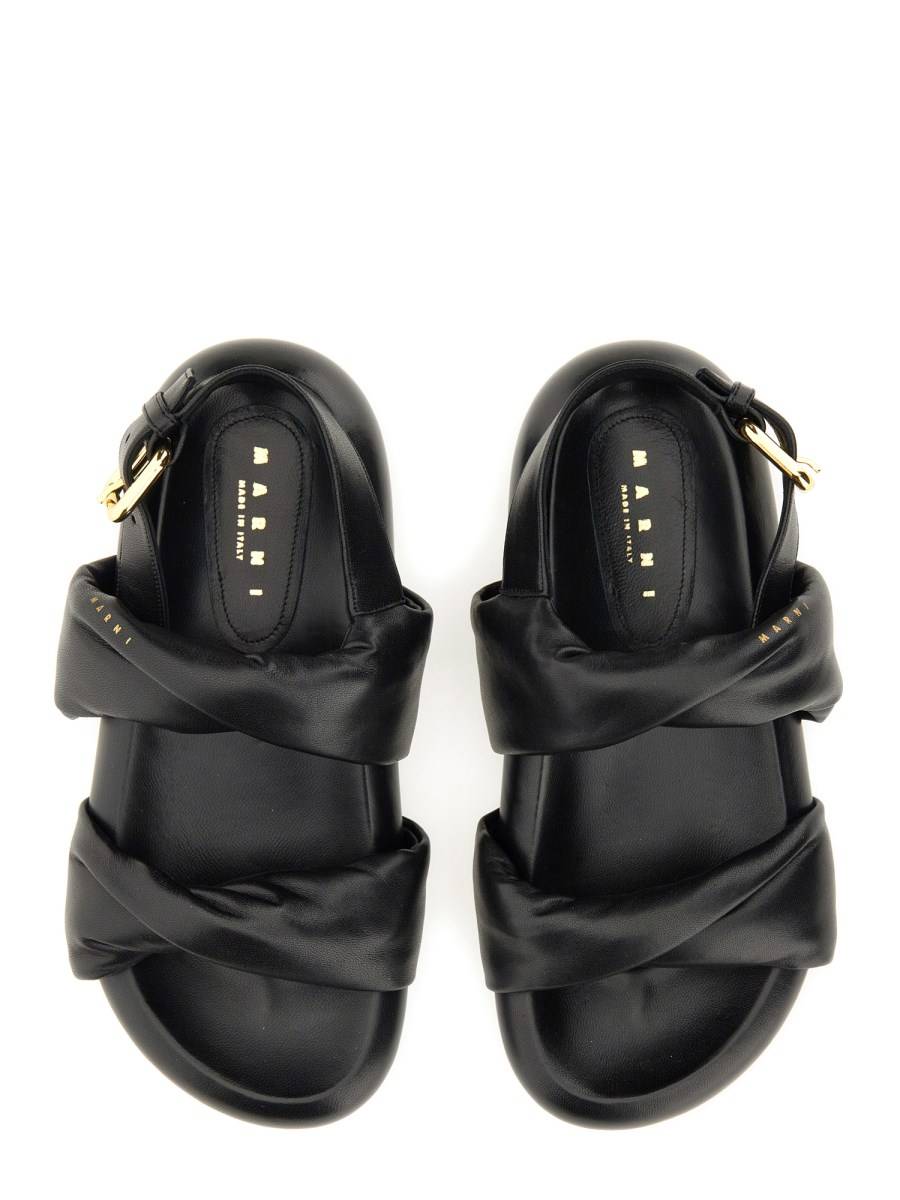 MARNI SANDALO IN PELLE Fino Al -60%
