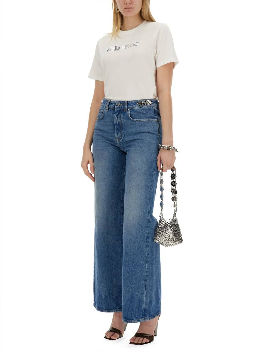 RABANNE JEANS WIDE LEG Affare Del Giorno