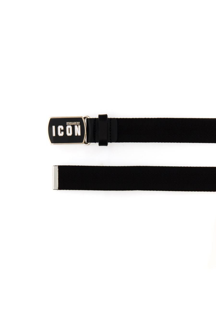 DSQUARED CINTURA BE ICON IN TESSUTO TECNICO Saldi