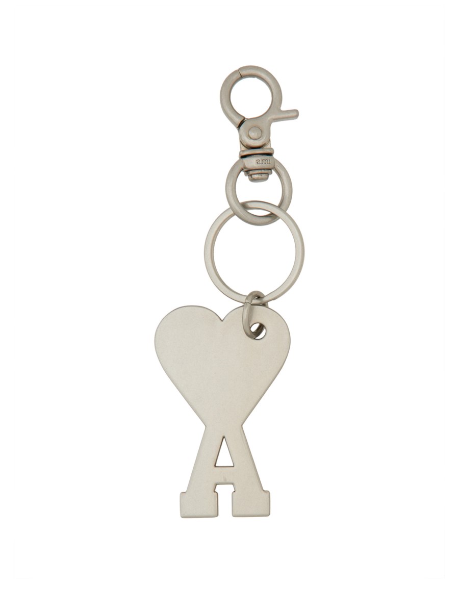 AMI PARIS PORTACHIAVI CON LOGO Vendita Calda