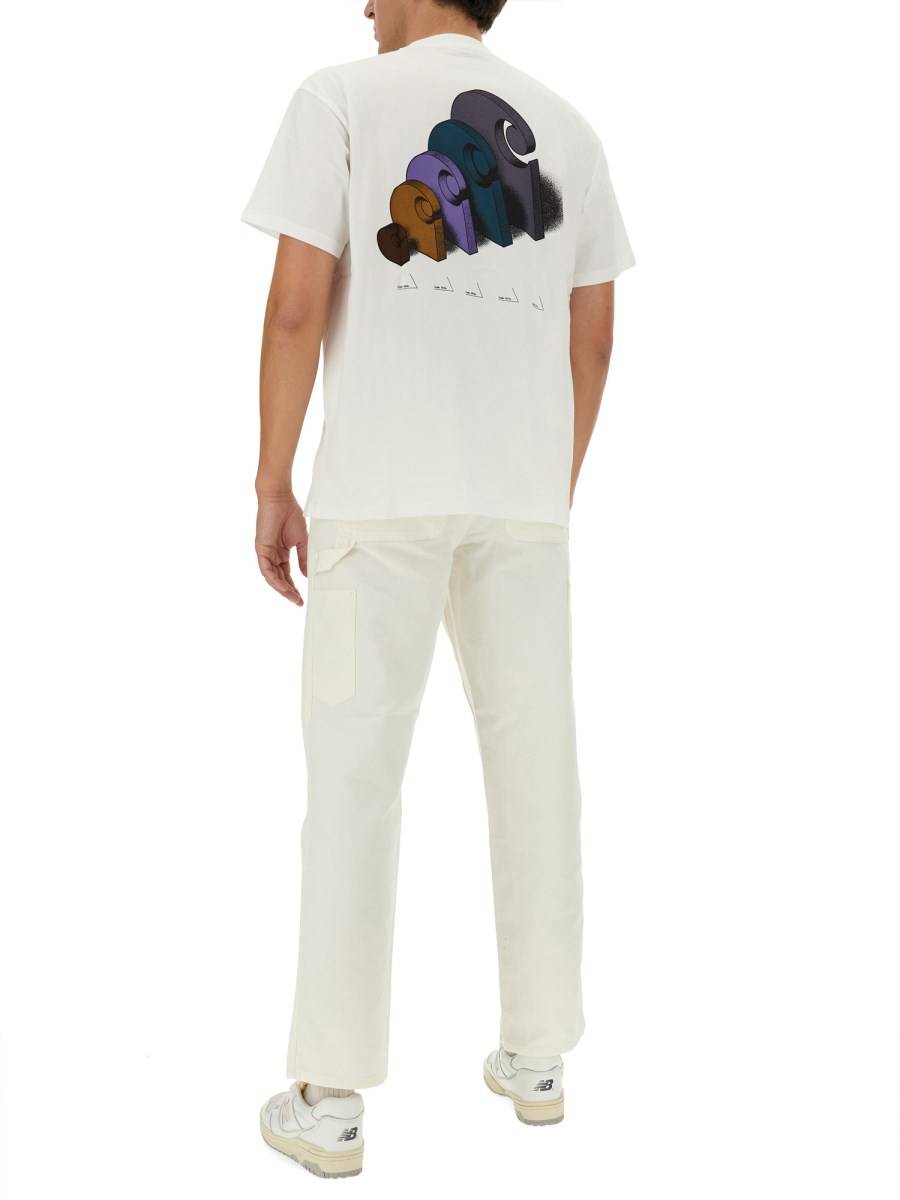 CARHARTT WIP T-SHIRT "DIAGRAM" IN COTONE Consegna Veloce