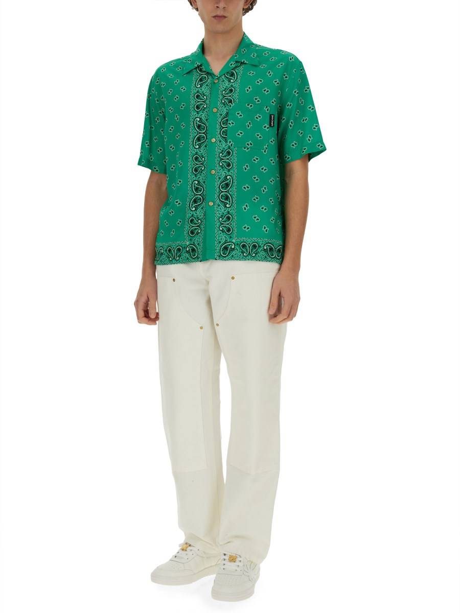 PALM ANGELS CAMICIA PAISLEY Rilascio limitato