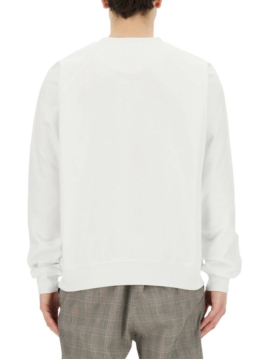VIVIENNE WESTWOOD FELPA IN COTONE MANICA RAGALAN CON LOGO "TIME MACHINE" Hotsell