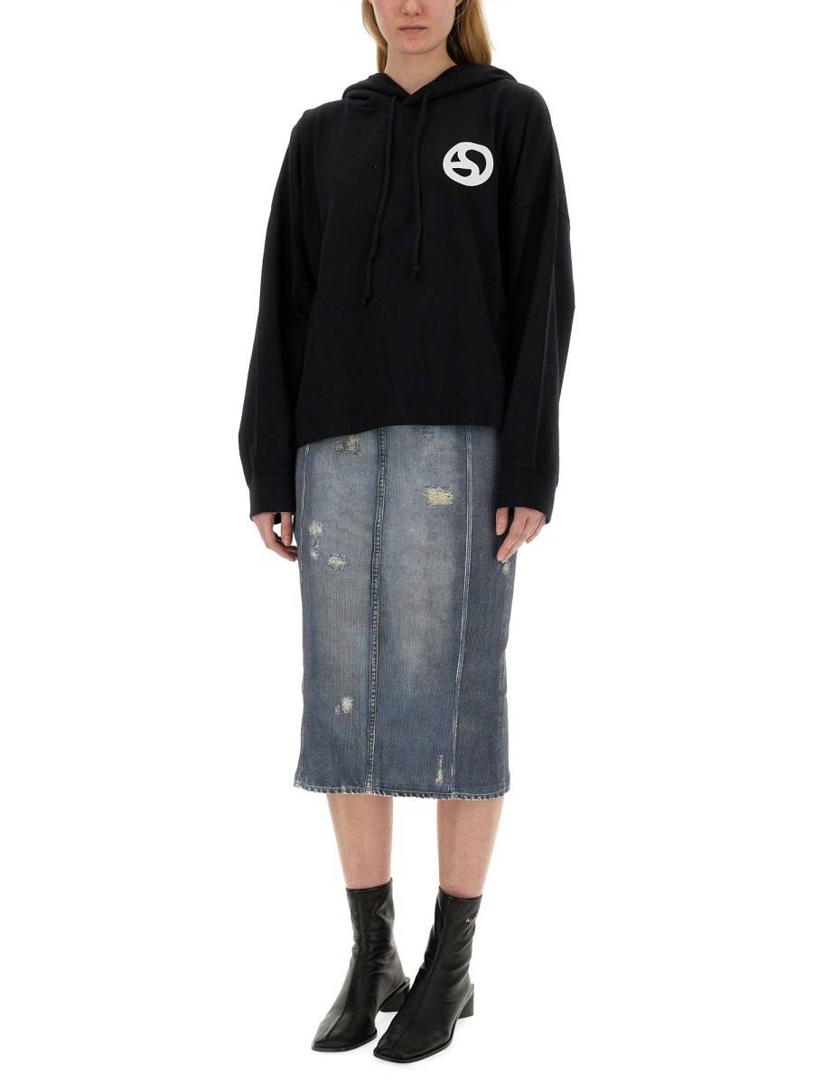 ACNE STUDIOS FELPA CON CAPPUCCIO 2025