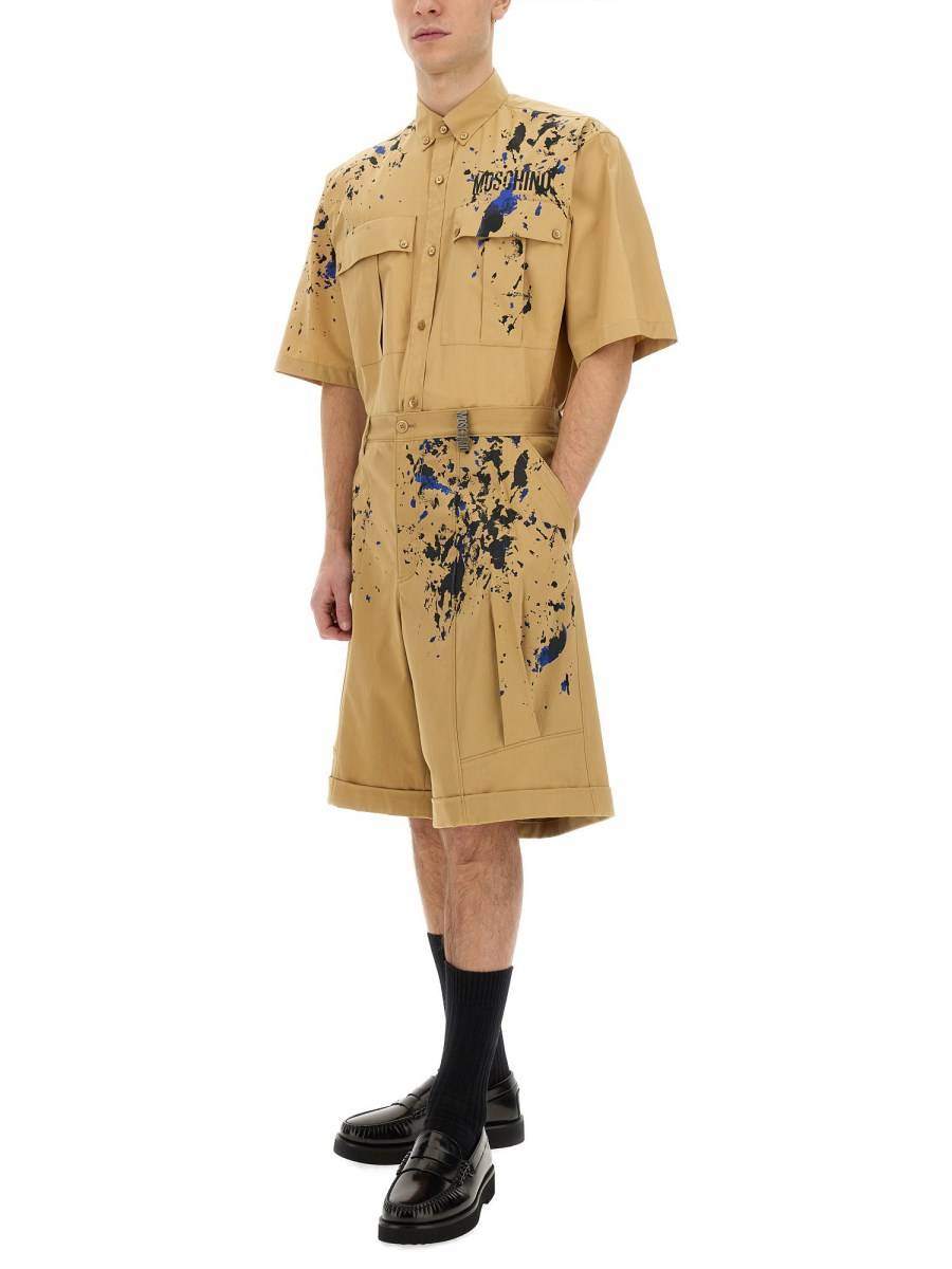 MOSCHINO BERMUDA CARGO IN COTONE Italy