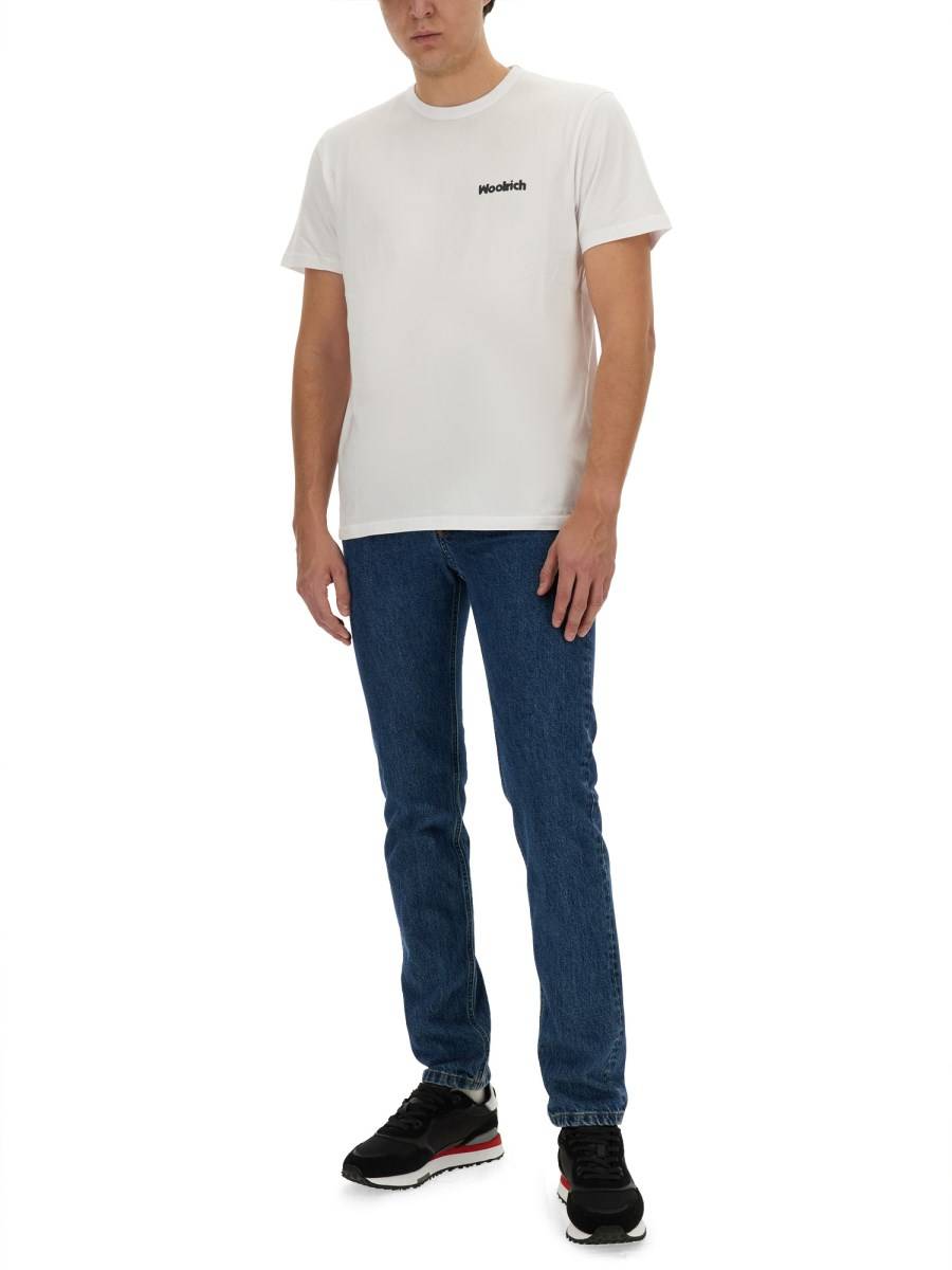 WOOLRICH T-SHIRT CON LOGO Pezzi Unici