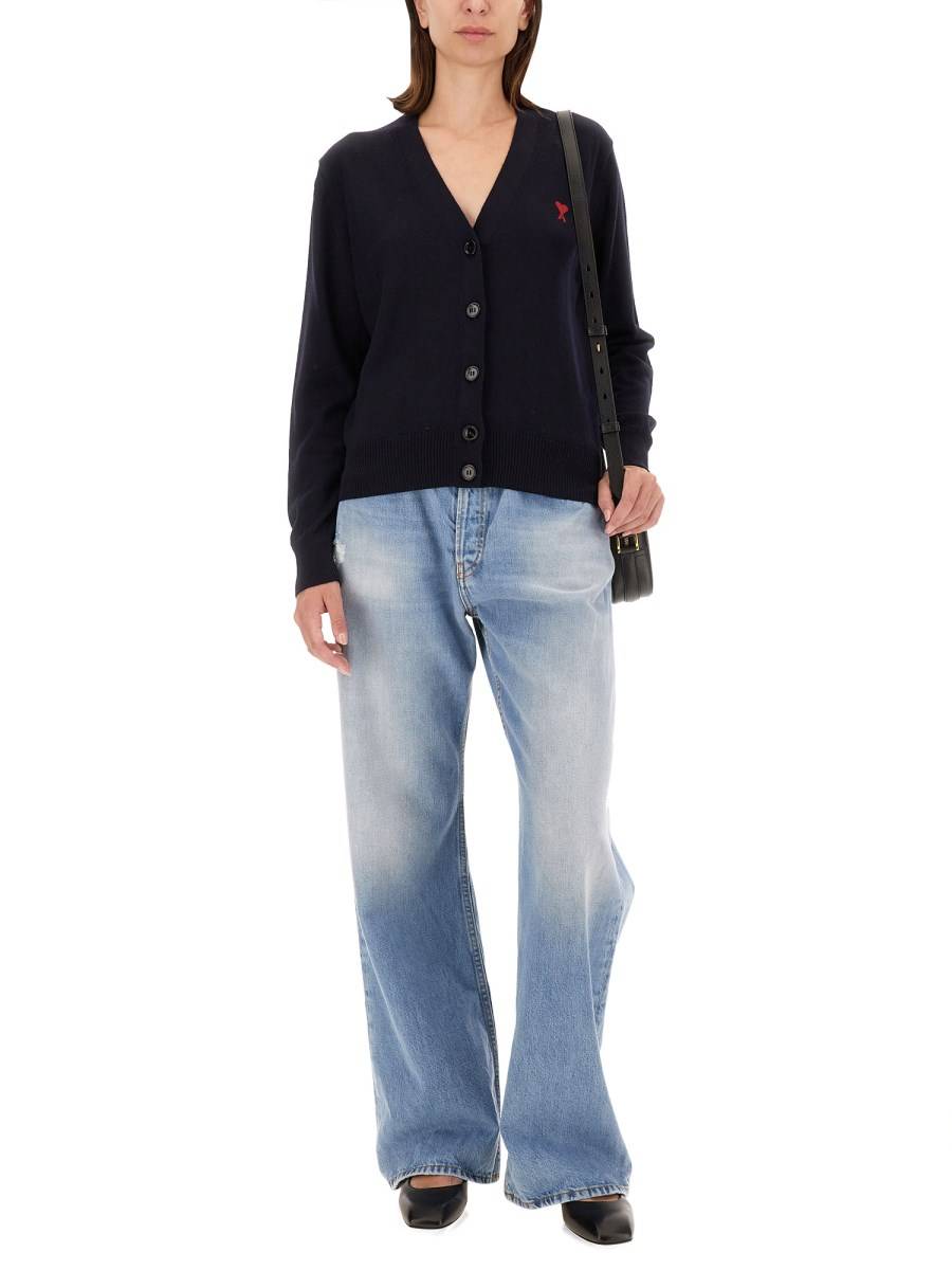 AMI PARIS CARDIGAN CON LOGO I Più Venduti
