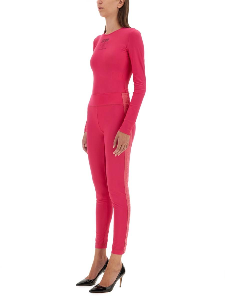 VERSACE JEANS COUTURE LEGGINGS CON LOGO Affare Del Giorno