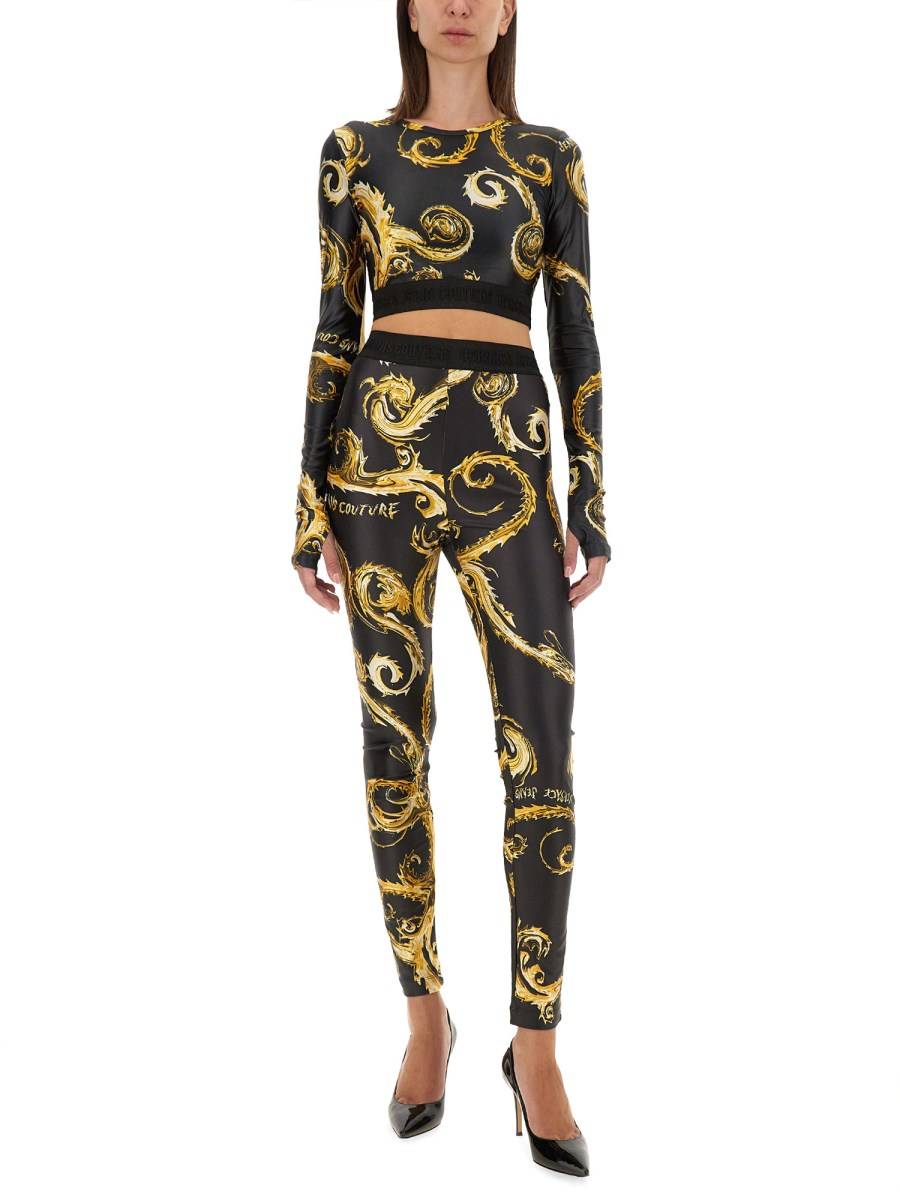 VERSACE JEANS COUTURE TOP CROPPED Novità