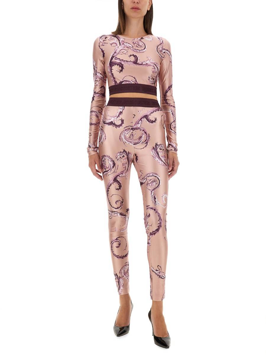 VERSACE JEANS COUTURE TOP CROPPED Sconto