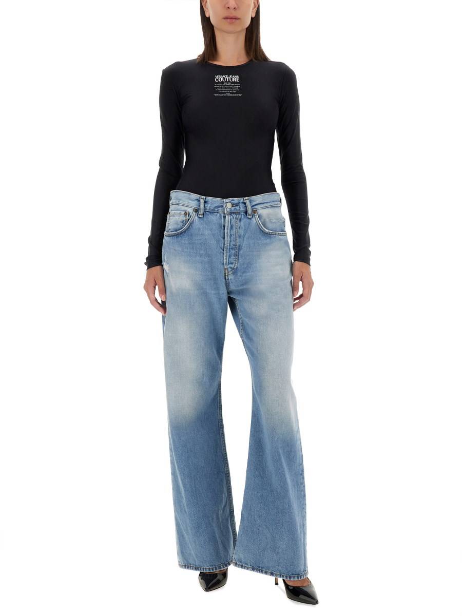 VERSACE JEANS COUTURE BODY CON LOGO Outlet