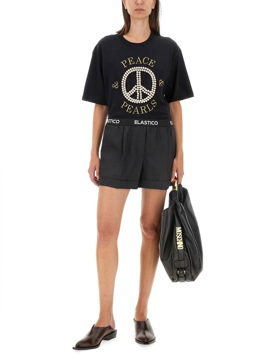 MOSCHINO SHORTS IN LANA Economico
