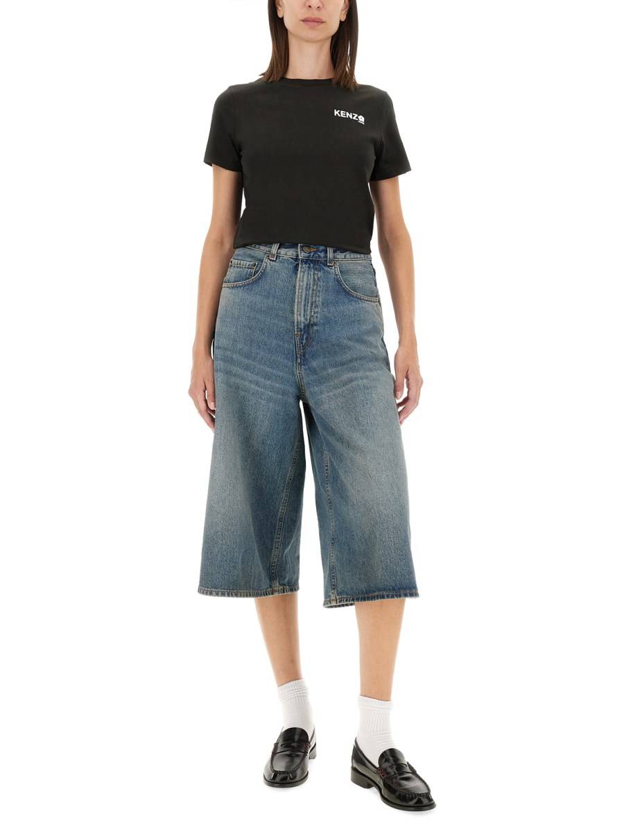 KENZO T-SHIRT "BOKE FLOWER" IN JERSEY DI COTONE Qualità