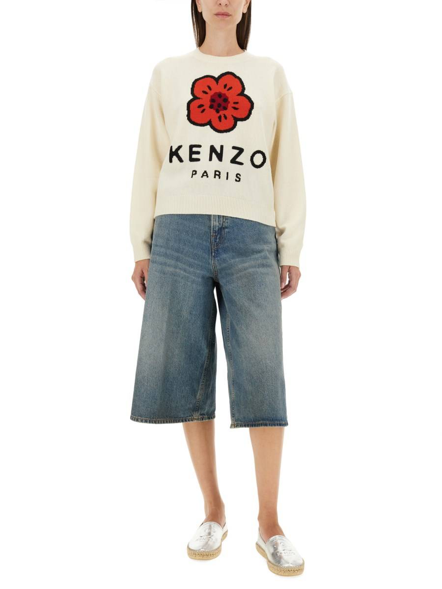 KENZO FELPA DI LANA BOKE FLOWER Vendita