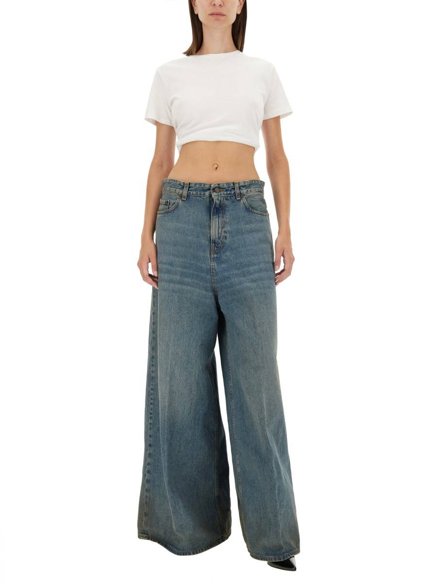 HAIKURE JEANS BIG BETHANY IN DENIM DI COTONE Promozione
