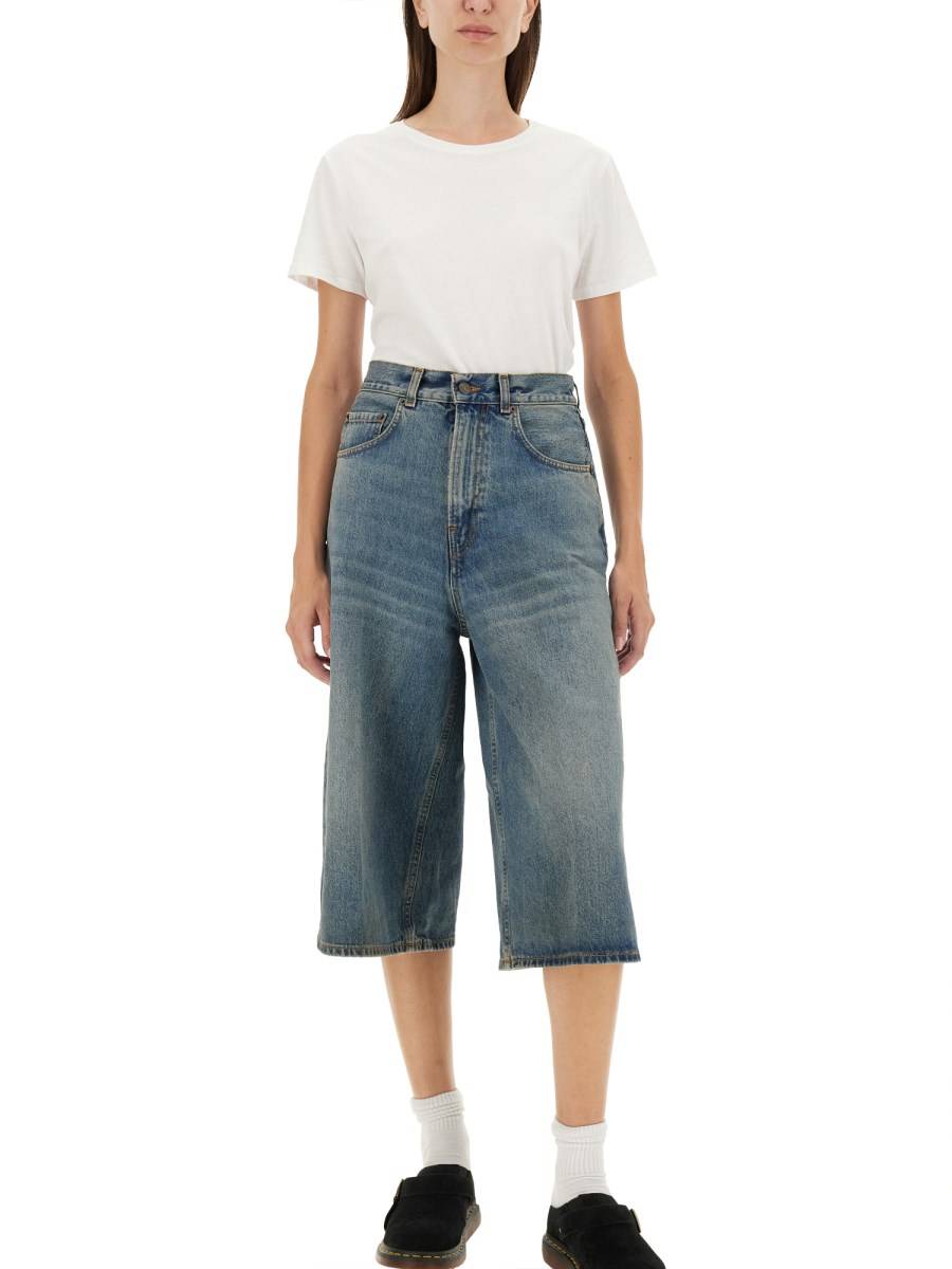 HAIKURE BERMUDA BELLE IN DENIM DI COTONE Spedizione Gratuita