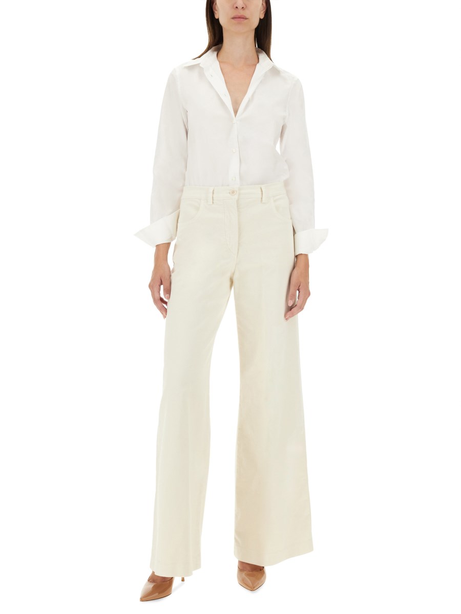 ASPESI PANTALONE PALAZZO IN LANA Offerte