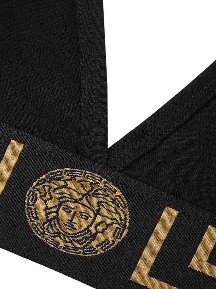 VERSACE TOP IN JERSEY CON GRECA Saldi Di Fabbrica